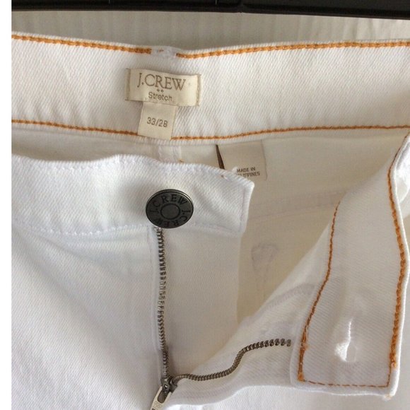 J. Crew, Stretch Off White Womens Jeans, Size 33/28 - Picture 6 of 6